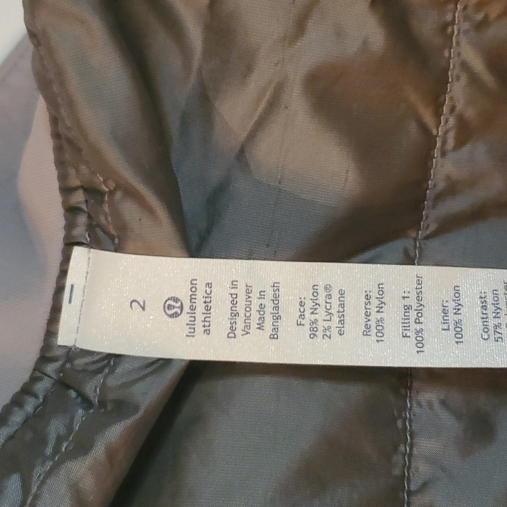 #65 Lululemon bomber Jacket reversible size 2 j163 - Picture 5 of 11